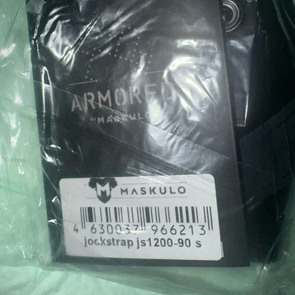 Maskulo Amored Black Jockstrap. Small - Picture 4 of 4